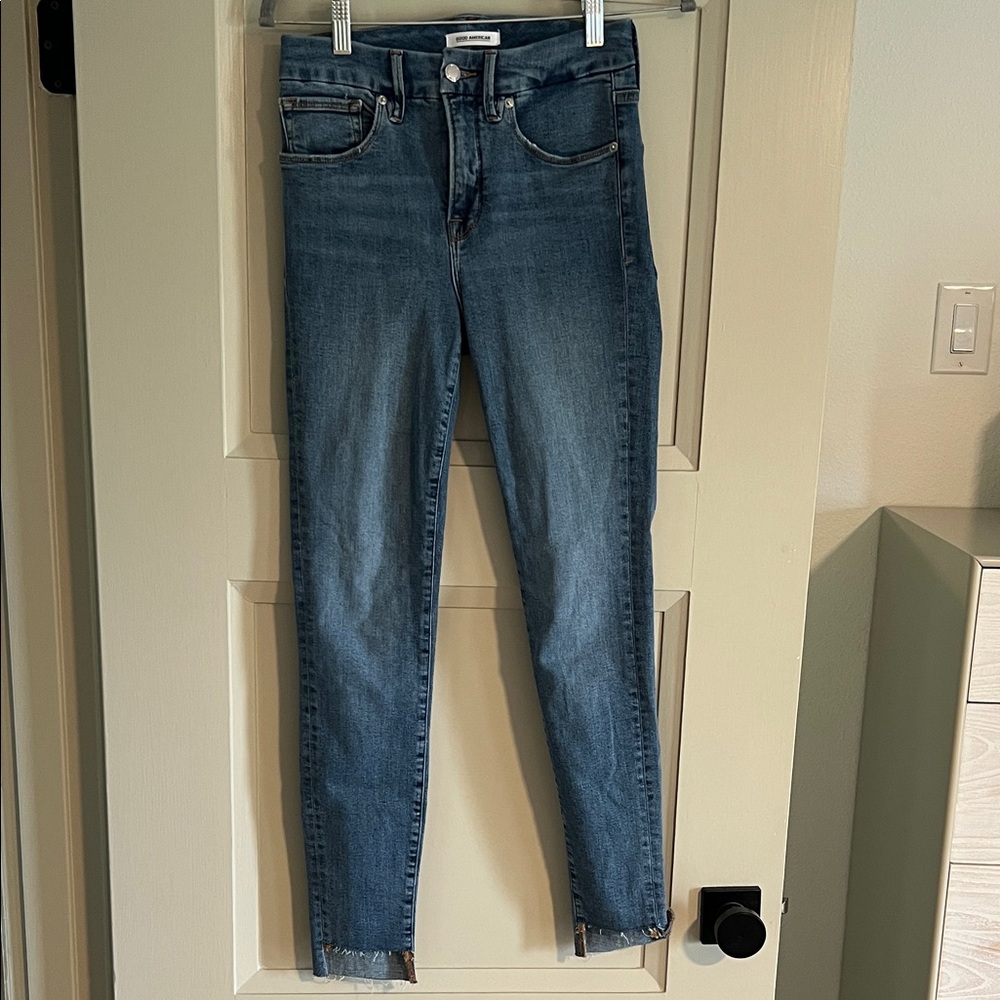 Good American Blue Skinny Jeans